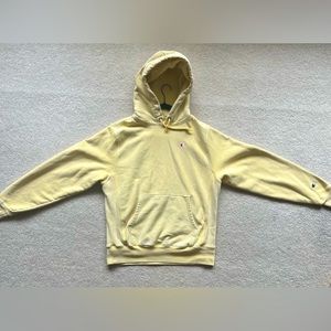 Champion yellow hoodie (m).